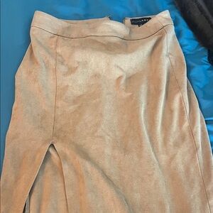 JLUXLABEL Tan Midi Skirt